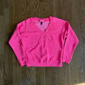 Universal Thread Bright Pink V-Neck Top